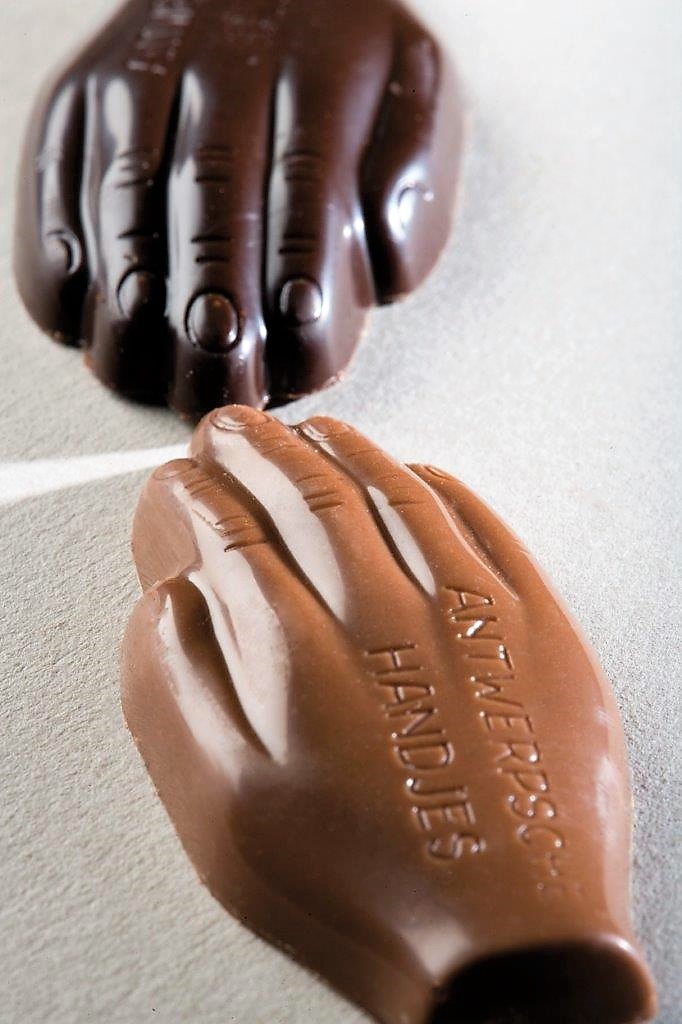 Antwerpsehandjes van Chocolade